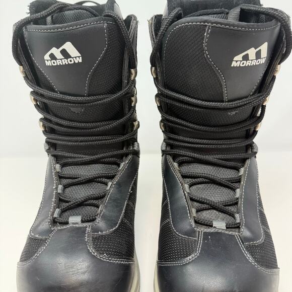 Morrow Snowboarding Boot Men\'s 8 Black Shock Absorbing Cushioning Adjustable main image 10
